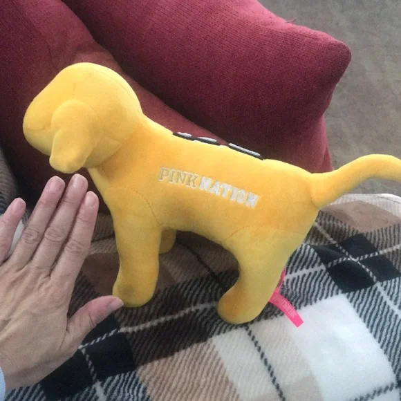 Yellow Plush Dog Toy - Picture 2 of 2